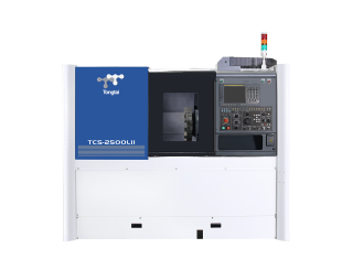 CNC Lathe-TCS-2500LII-front-blue